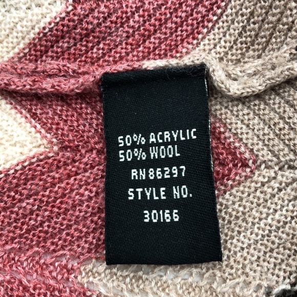 BCBG Maxazria Chevron Print Tunic Length Sweater - Picture 9 of 9